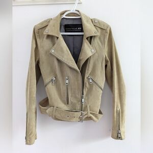 Bagatelle NYC Suede Moto Jacket - Size Small
